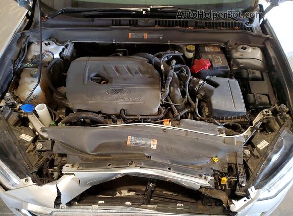 3FA6P0HD1HR132649 2017 FORD FUSION Silver Вид задньої частини салону