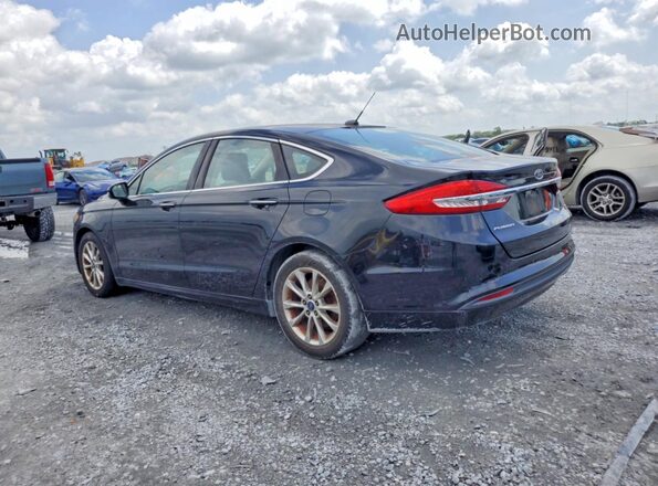 3FA6P0HD1HR167353 2017 FORD FUSION Черный Задняя левая четверть