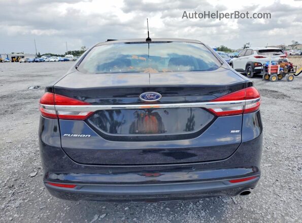 3FA6P0HD1HR167353 2017 FORD FUSION Черный Вид сзади