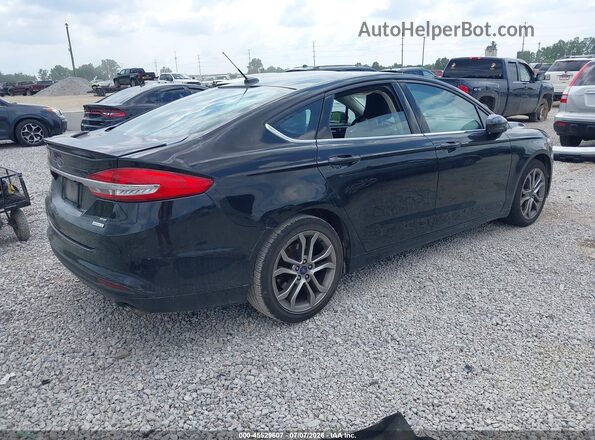 3FA6P0HD1HR205101 2017 FORD FUSION Black Tył prawy