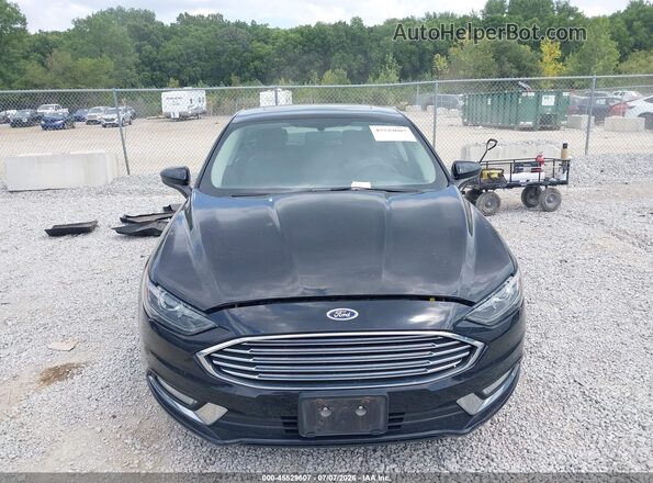 3FA6P0HD1HR205101 2017 FORD FUSION Black Widok zestawu wskaźników