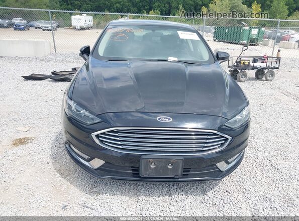 3FA6P0HD1HR205101 2017 FORD FUSION Black Widok z przodu