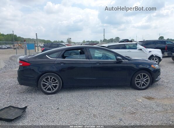 3FA6P0HD1HR205101 2017 FORD FUSION Black Widok wnętrza z tyłu