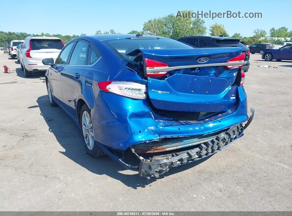 3FA6P0HD1HR251012 2017 FORD FUSION Синий Задняя левая четверть