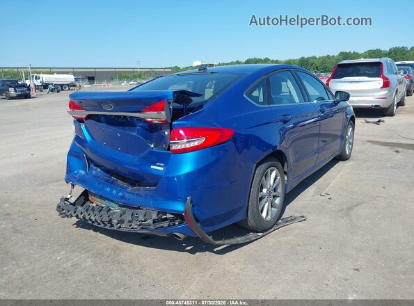 3FA6P0HD1HR251012 2017 FORD FUSION Синий Задняя правая четверть