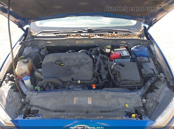 3FA6P0HD1HR251012 2017 FORD FUSION Синий Вид сзади