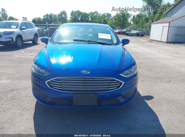 3FA6P0HD1HR251012 2017 FORD FUSION Синий Вид щитка приборов