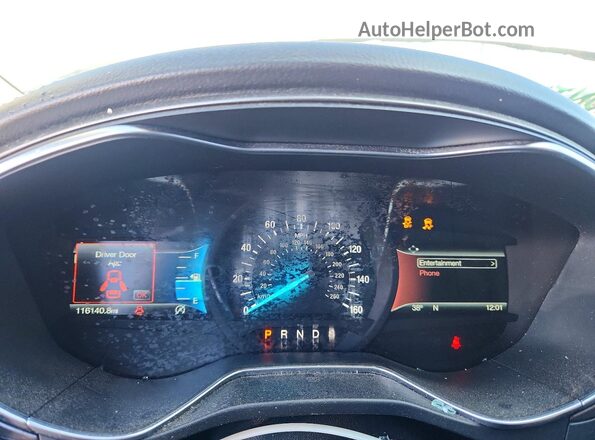 3FA6P0HD1HR274788 2017 FORD FUSION Silver Widok zestawu wskaźników