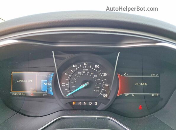 3FA6P0HD1HR276136 2017 FORD FUSION Silver Սարքավորումների վահանակի տեսք