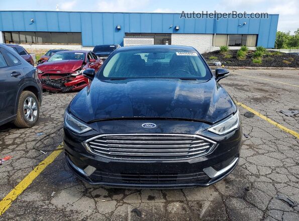 3FA6P0HD1JR144662 2018 FORD FUSION Black წინა ხედი