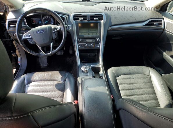 3FA6P0HD1JR144662 2018 FORD FUSION Black წინა პანელის ხედი