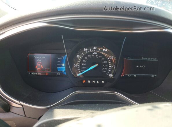3FA6P0HD1JR144662 2018 FORD FUSION Black ხელსაწყოთა პანელის ხედი