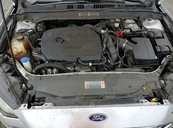 3FA6P0HD1JR167391 2018 FORD FUSION Серебряный Вид задней части салона