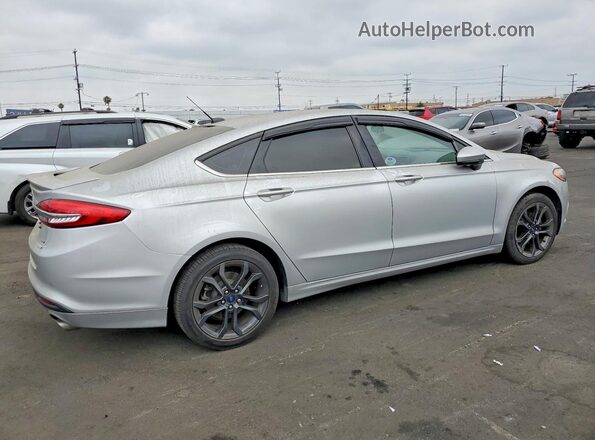 3FA6P0HD1JR167391 2018 FORD FUSION Серебряный Задняя правая четверть