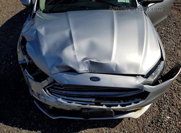 3FA6P0HD1JR193487 2018 FORD FUSION Серебряный Вид задней части салона