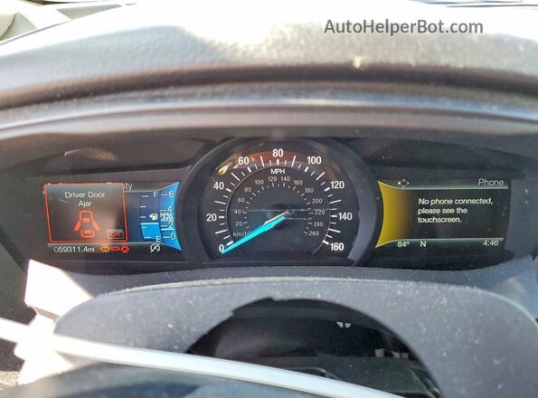 3FA6P0HD1JR193487 2018 FORD FUSION Серебряный Вид щитка приборов