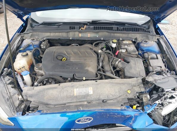 3FA6P0HD1JR203113 2018 FORD FUSION Blue Vista trasera