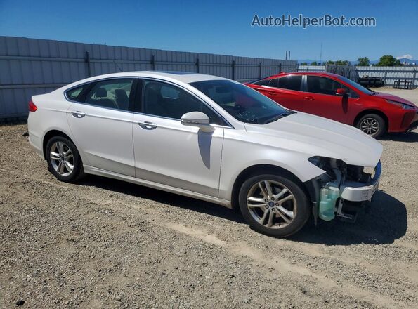 3FA6P0HD1JR212927 2018 FORD FUSION White Przód prawy