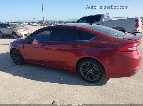 3FA6P0HD1JR252862 2018 FORD FUSION Red Панорамний вид салону 360°