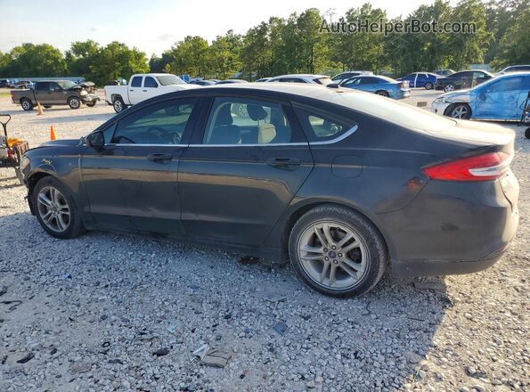 3FA6P0HD1JR267152 2018 FORD FUSION Black Задня ліва чверть