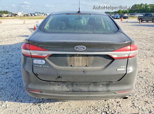 3FA6P0HD1JR267152 2018 FORD FUSION Black Вид ззаду
