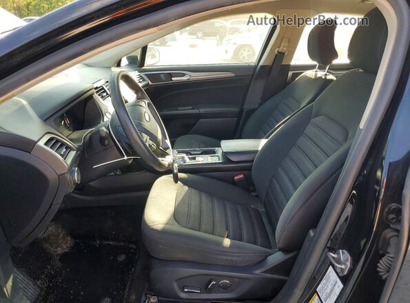 3FA6P0HD1JR267152 2018 FORD FUSION Black Вид салону спереду