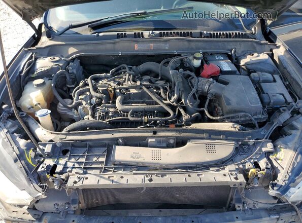 3FA6P0HD1JR267152 2018 FORD FUSION Black Вид задньої частини салону