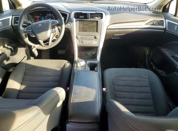 3FA6P0HD1JR267152 2018 FORD FUSION Black Вид панелі приладів