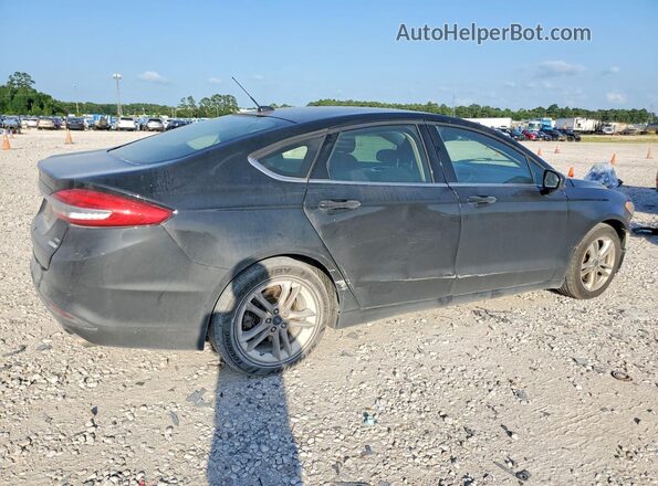 3FA6P0HD1JR267152 2018 FORD FUSION Black Задня права чверть