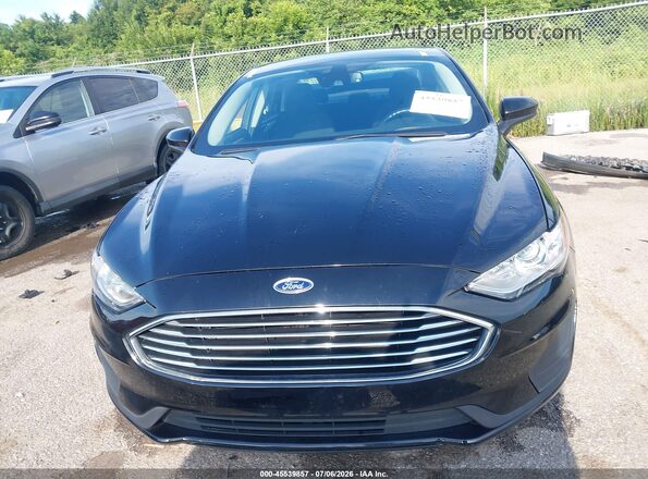 3FA6P0HD1KR102106 2019 FORD FUSION Black Widok wnętrza z tyłu