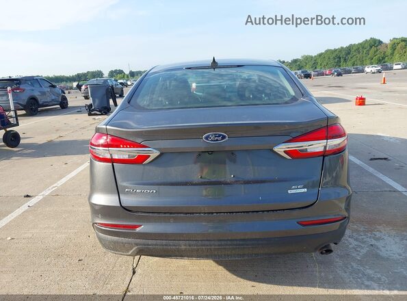 3FA6P0HD1KR186184 2019 FORD FUSION Gray 