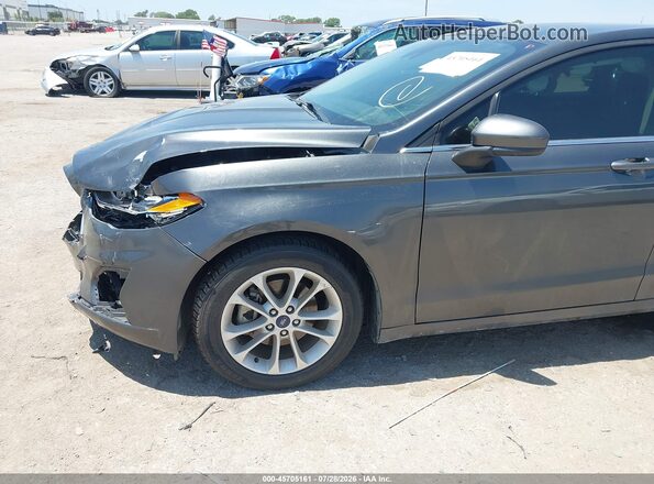 3FA6P0HD1KR280601 2019 FORD FUSION Серый Вид спереди