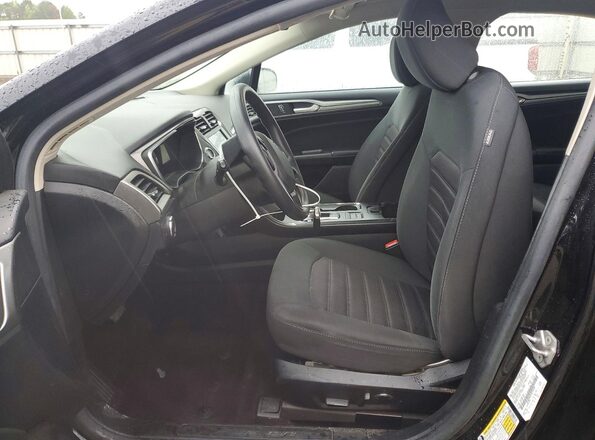 3FA6P0HD1LR119778 2020 FORD FUSION Black Front interior view