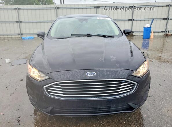 3FA6P0HD1LR119778 2020 FORD FUSION Black Front view