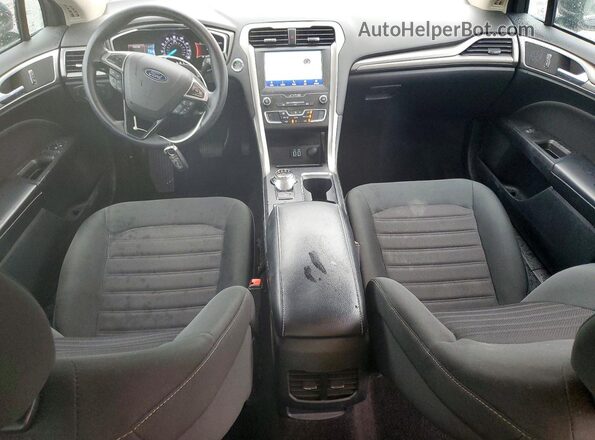 3FA6P0HD1LR119778 2020 FORD FUSION Black Dashboard view