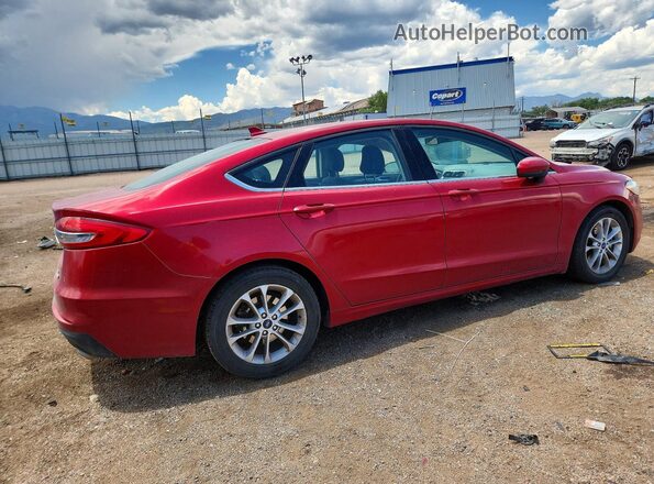 3FA6P0HD1LR126682 2020 FORD FUSION Red Задня права чверть