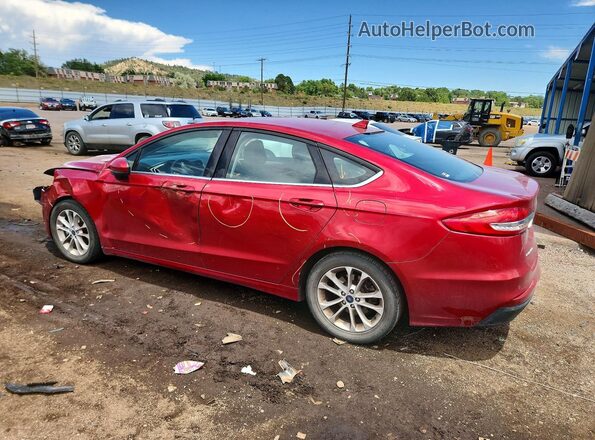 3FA6P0HD1LR126682 2020 FORD FUSION Red Задня ліва чверть