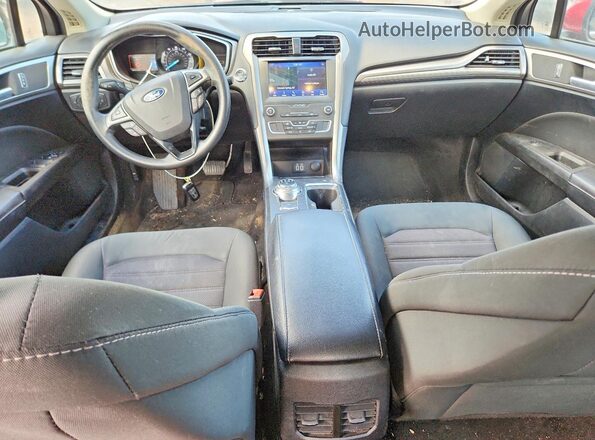 3FA6P0HD1LR126682 2020 FORD FUSION Red Вид панелі приладів