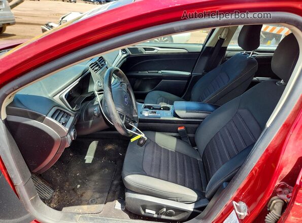 3FA6P0HD1LR126682 2020 FORD FUSION Red Вид салону спереду