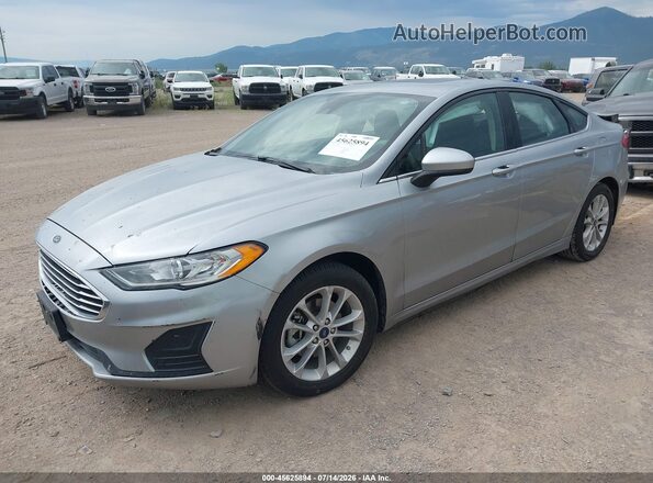 3FA6P0HD1LR136287 2020 FORD FUSION Gray Front left