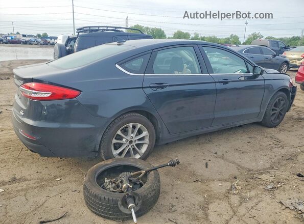 3FA6P0HD1LR186932 2020 FORD FUSION Blue Задня права чверть