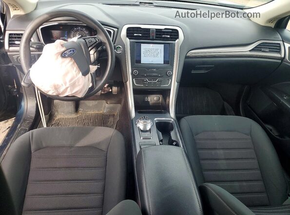 3FA6P0HD1LR186932 2020 FORD FUSION Blue Вид панелі приладів
