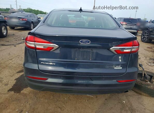 3FA6P0HD1LR186932 2020 FORD FUSION Blue Вид ззаду