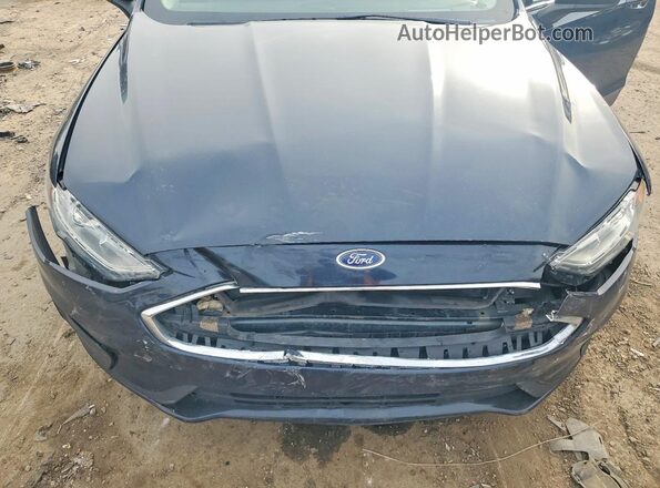 3FA6P0HD1LR186932 2020 FORD FUSION Blue Вид задньої частини салону
