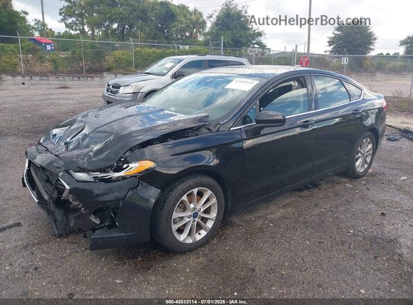 3FA6P0HD1LR232873 2020 FORD FUSION Black Front left