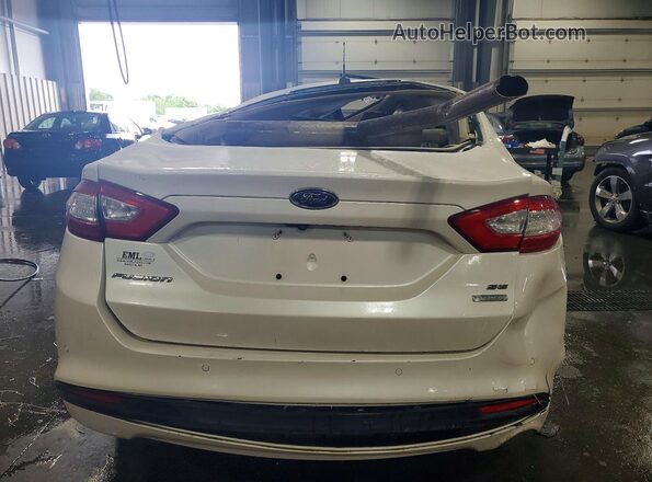 3FA6P0HD2GR105975 2016 FORD FUSION Белый Вид сзади