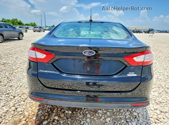 3FA6P0HD2GR314455 2016 FORD FUSION Black Rear view