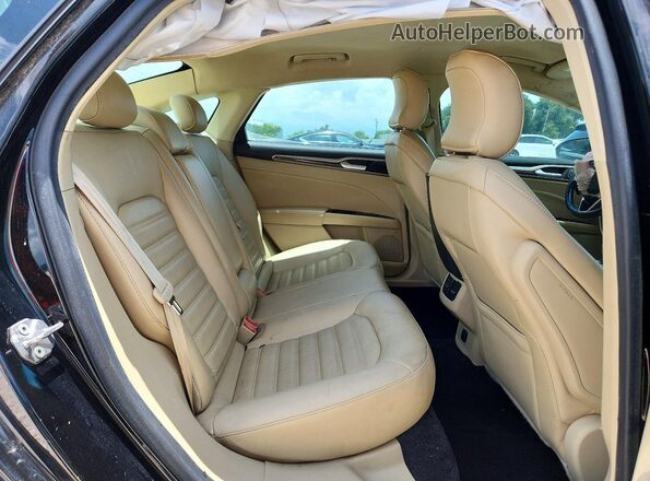 3FA6P0HD2GR314455 2016 FORD FUSION Black Rear seats view