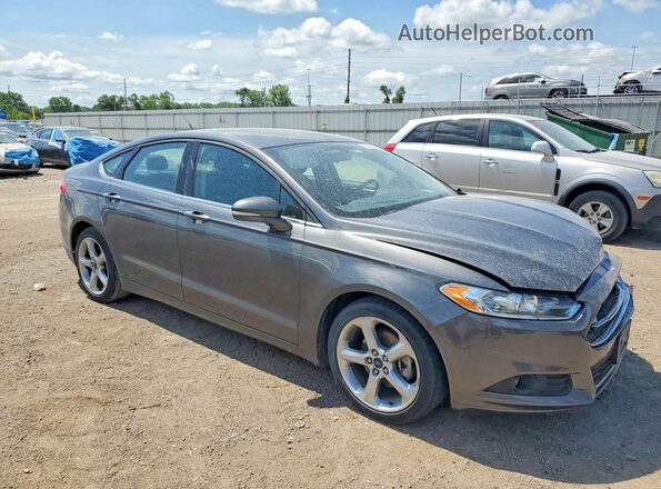 3FA6P0HD2GR366510 2016 FORD FUSION Gray Przód prawy