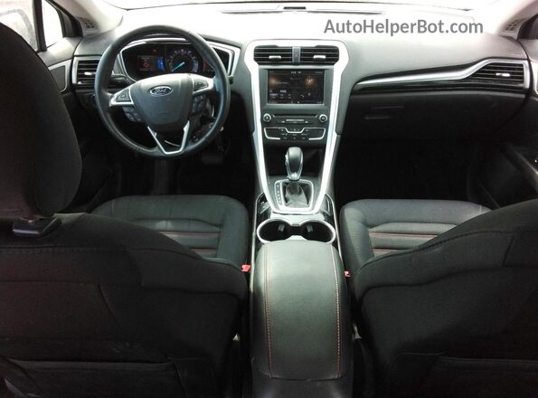 3FA6P0HD2GR366510 2016 FORD FUSION Gray Widok deski rozdzielczej